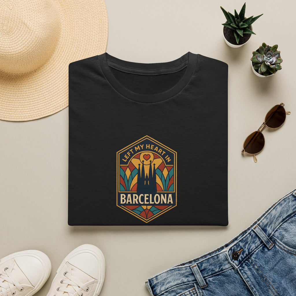 Barcelona Heart Badge T-Shirt