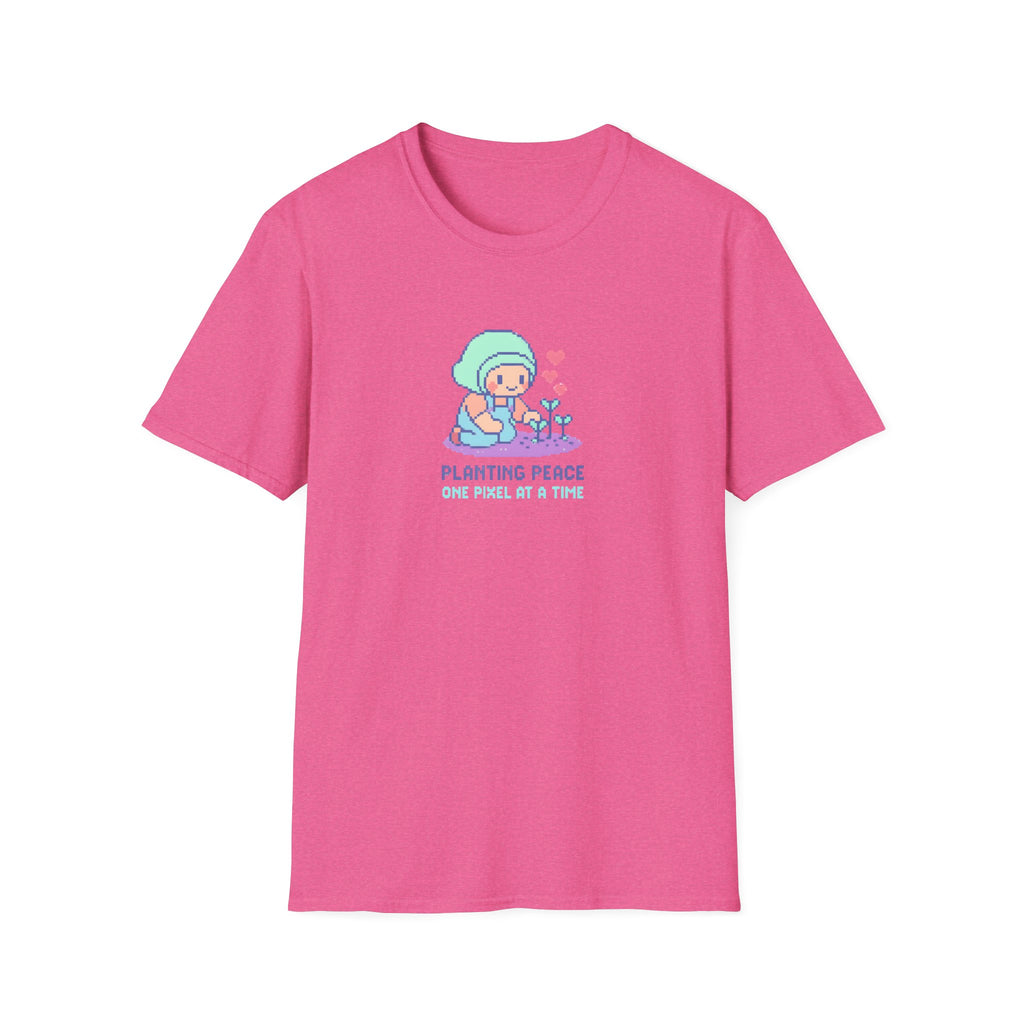Planting Peace Pixel Art T-Shirt